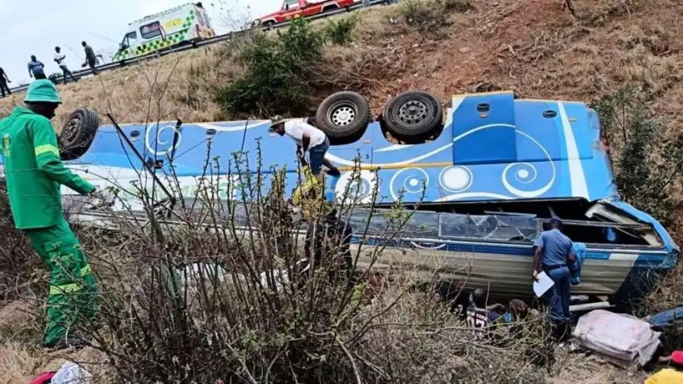 দক্ষিণ আফ্রিকায় ভয়াবহ বাস দুর্ঘটনায় ৪২ জনের মৃত্যু